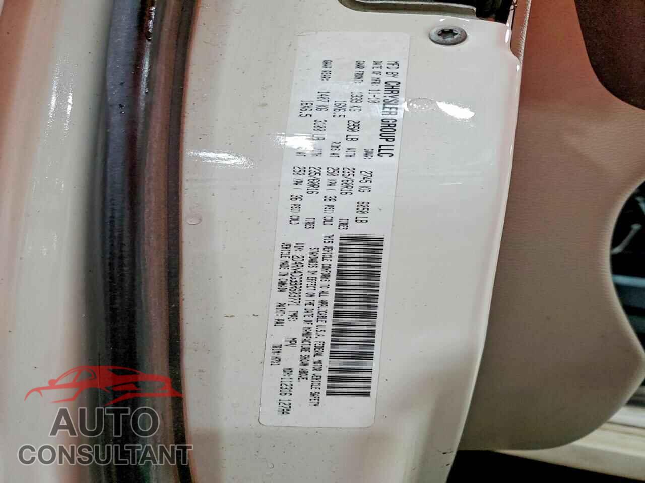 DODGE CARAVAN 2011 - 2D4RN4DG3BR603771