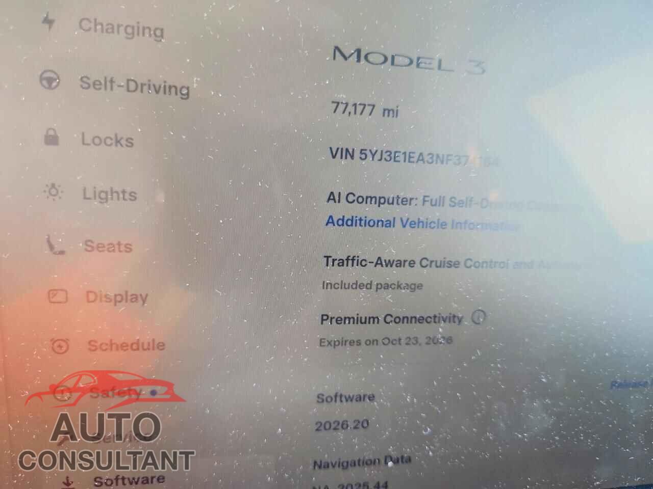 TESLA MODEL 3 2022 - 5YJ3E1EA3NF374164