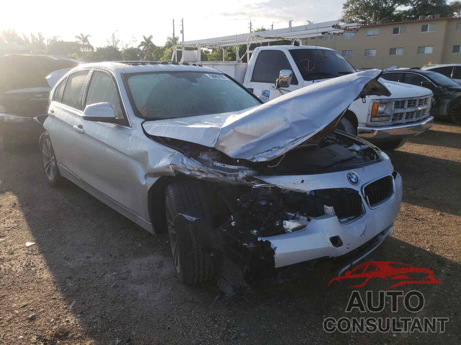 BMW 3 SERIES 2017 - WBA8B9G3XHNU56469