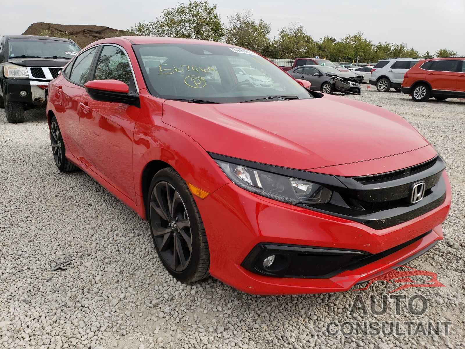 HONDA CIVIC 2019 - 2HGFC2F8XKH567469