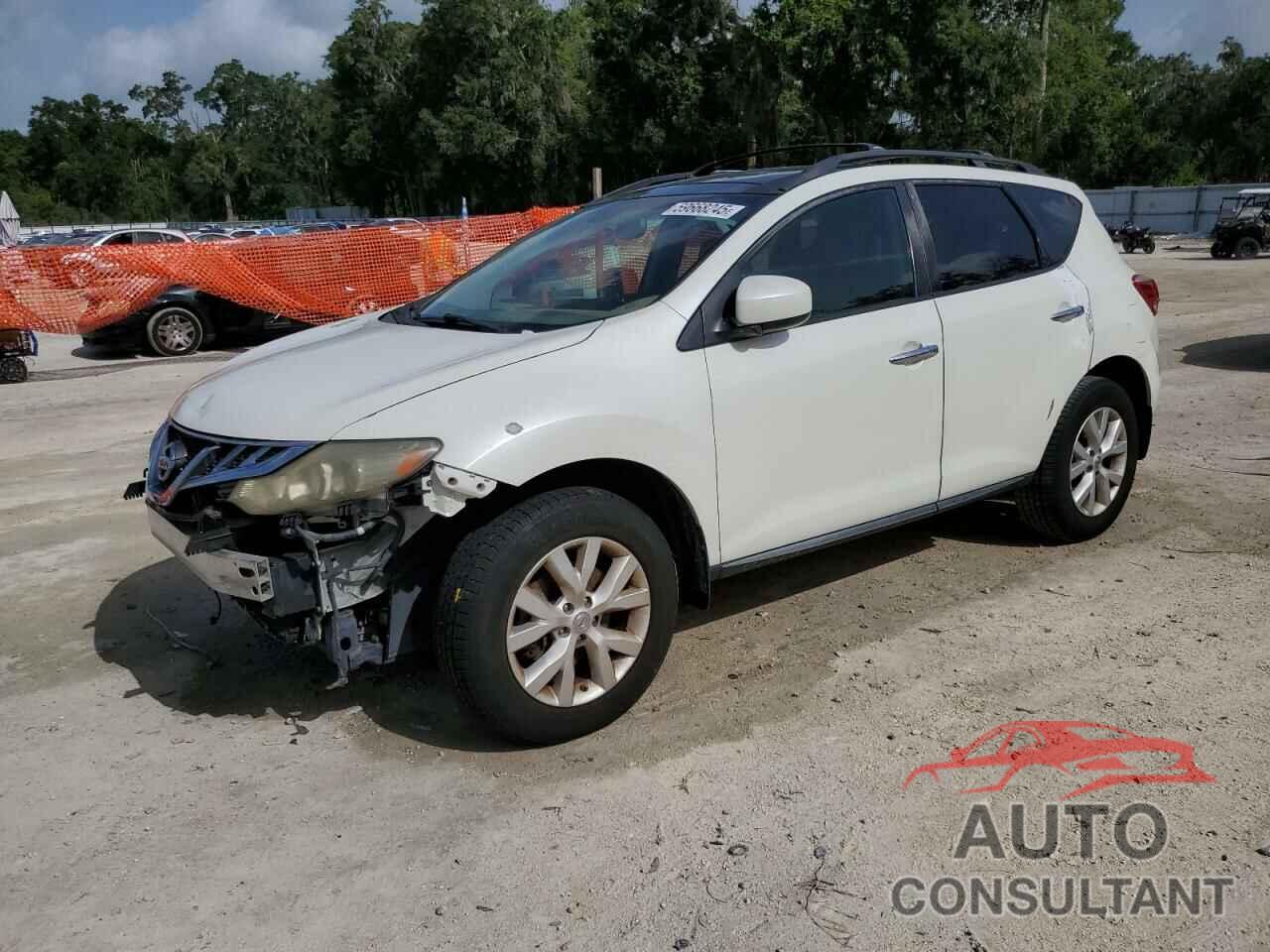 NISSAN MURANO 2012 - JN8AZ1MU3CW103545