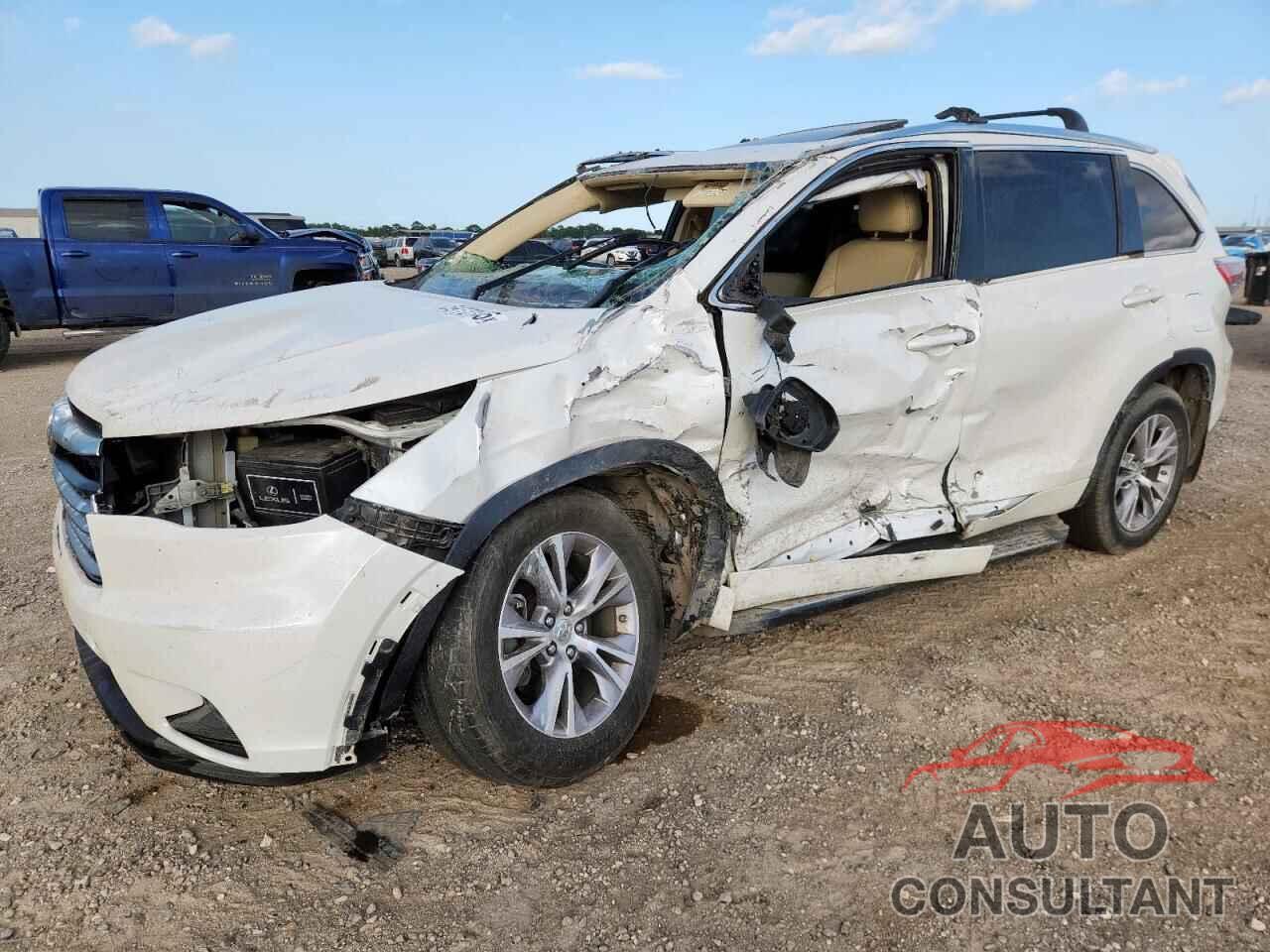 TOYOTA HIGHLANDER 2015 - 5TDKKRFH6FS051089