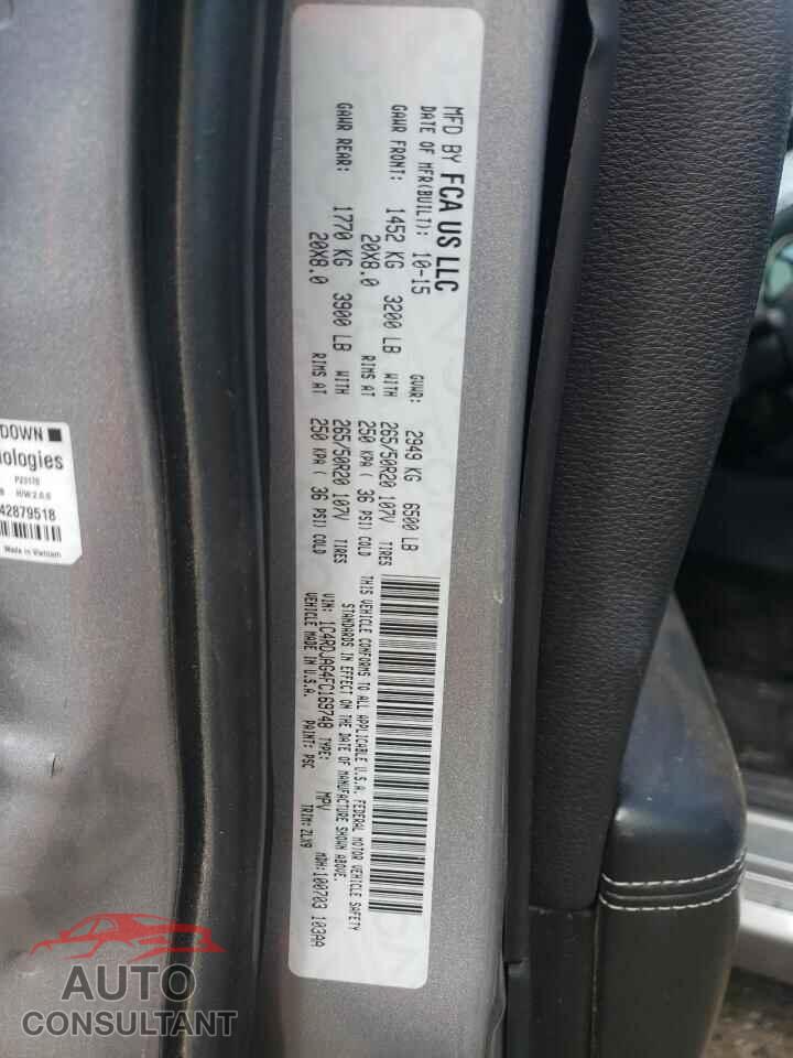 DODGE DURANGO 2015 - 1C4RDJAG4FC169748