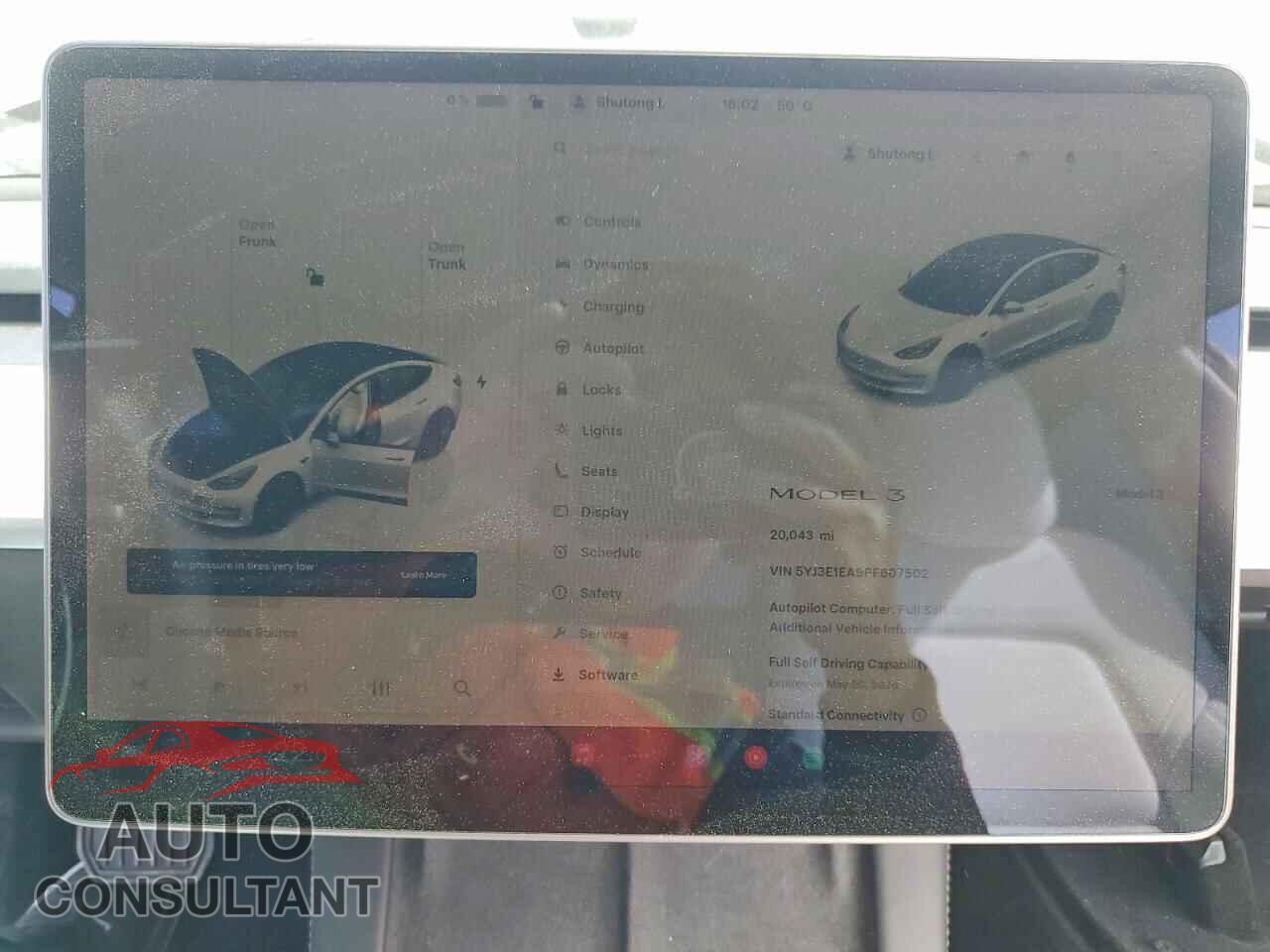 TESLA MODEL 3 2023 - 5YJ3E1EA9PF607502