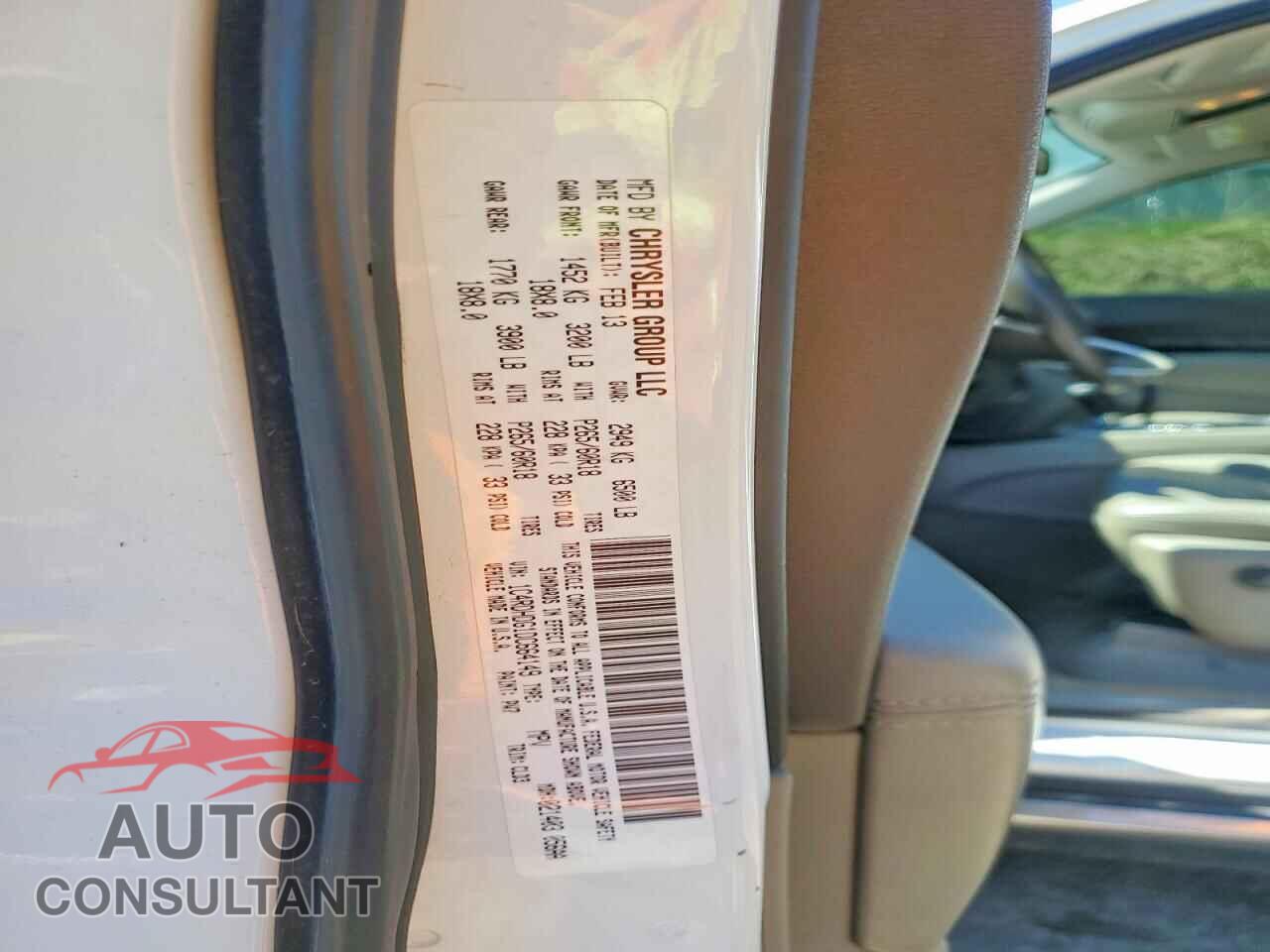 DODGE DURANGO 2013 - 1C4RDHDG1DC664149
