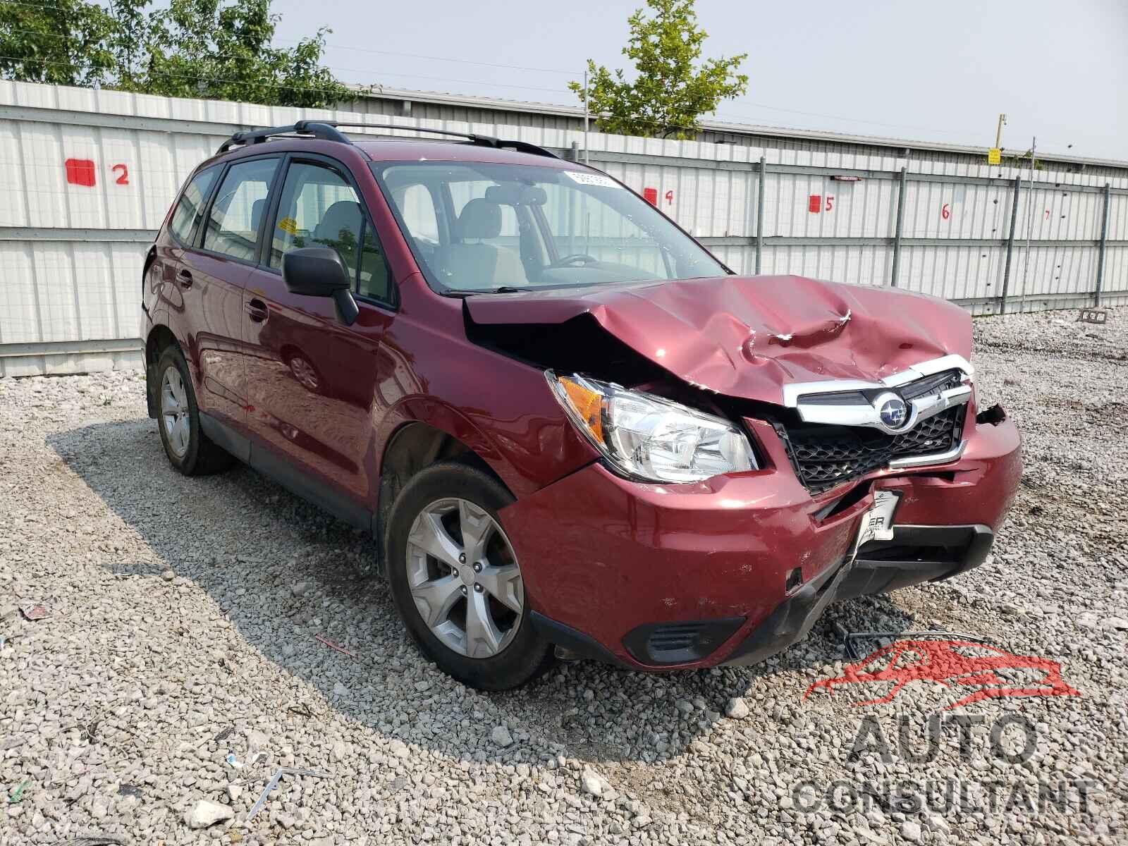 SUBARU FORESTER 2016 - JF2SJABC1GH538819