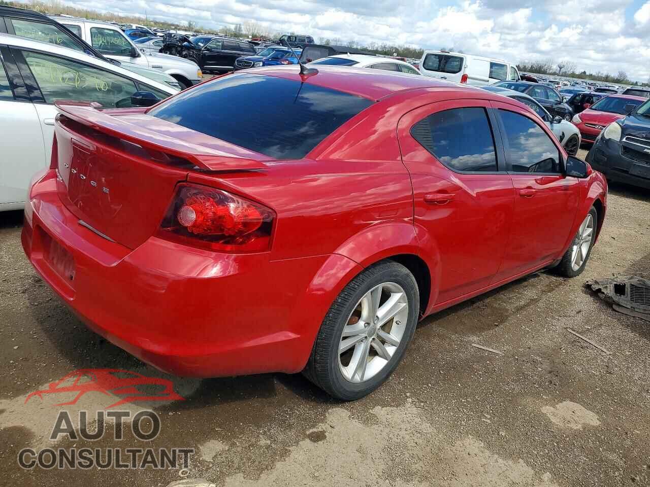 DODGE AVENGER 2012 - 1C3CDZEG9CN142595