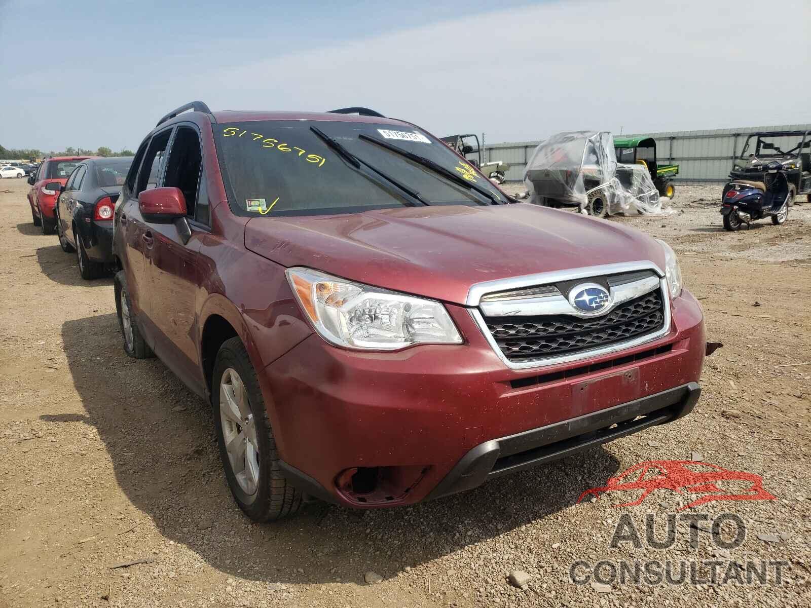 SUBARU FORESTER 2016 - JF2SJADC7GH499733
