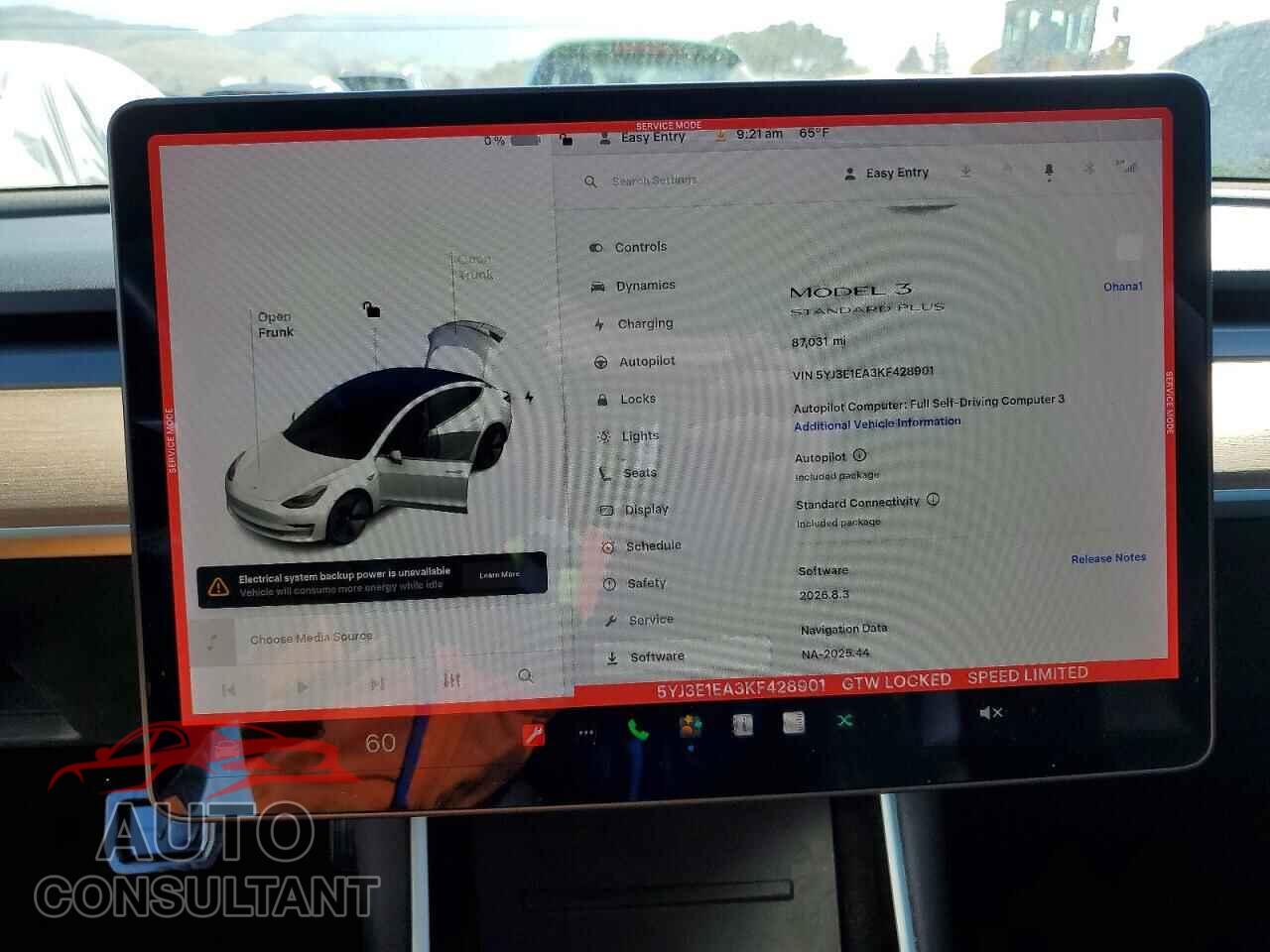 TESLA MODEL 3 2019 - 5YJ3E1EA3KF428901