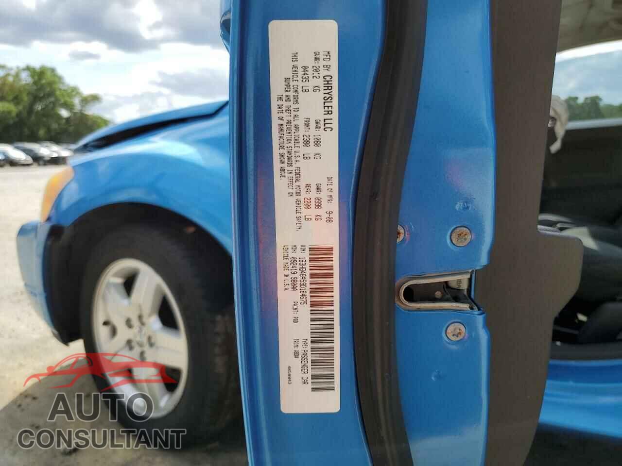DODGE CALIBER 2009 - 1B3HB48A59D164675