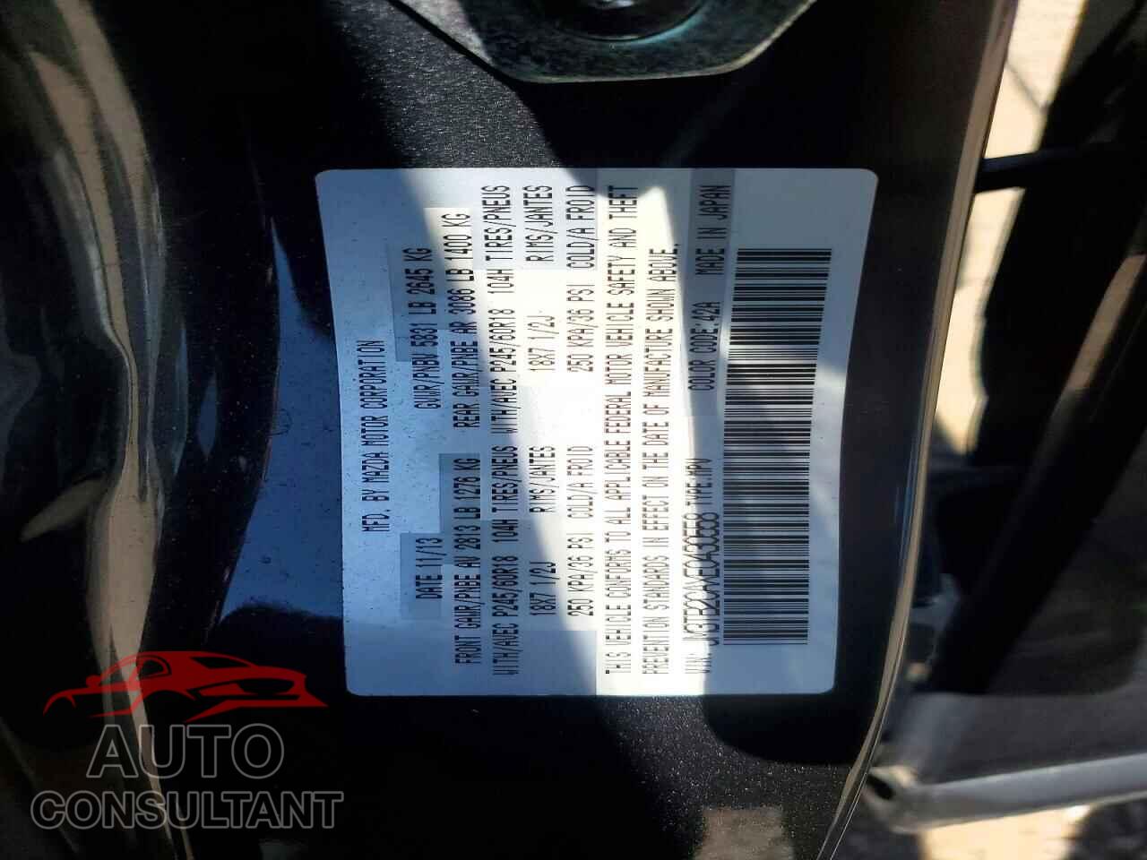 MAZDA CX-9 2014 - JM3TB2CAXE0430558