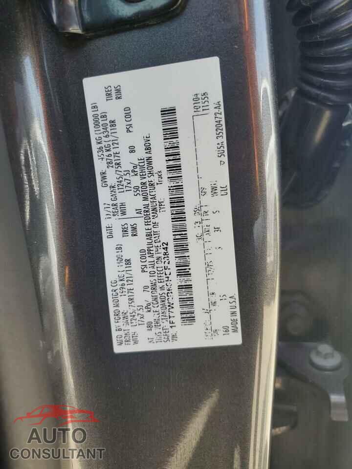 FORD F250 2017 - 1FT7W2B60HEF28842