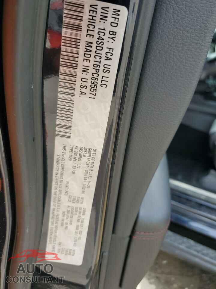 DODGE DURANGO 2023 - 1C4SDJCT6PC695571