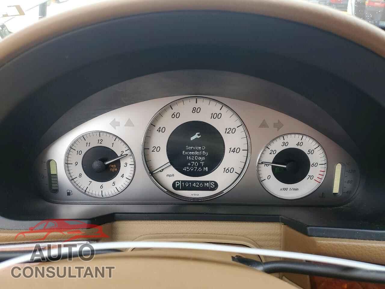 MERCEDES-BENZ E-CLASS 2009 - WDBUF87X49B391395