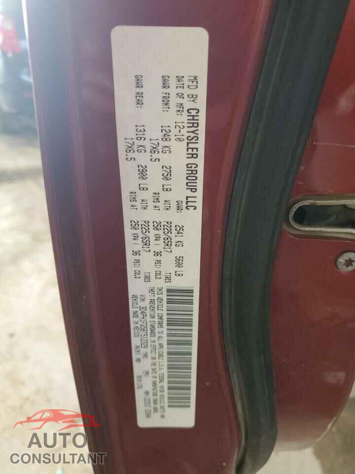 DODGE JOURNEY 2011 - 3D4PH1FG5BT512329