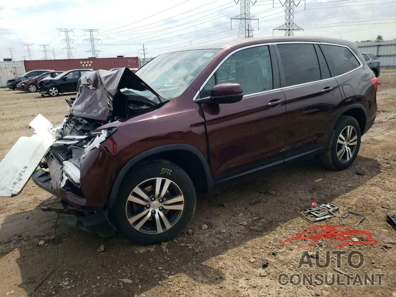 HONDA PILOT 2017 - 5FNYF6H34HB067958