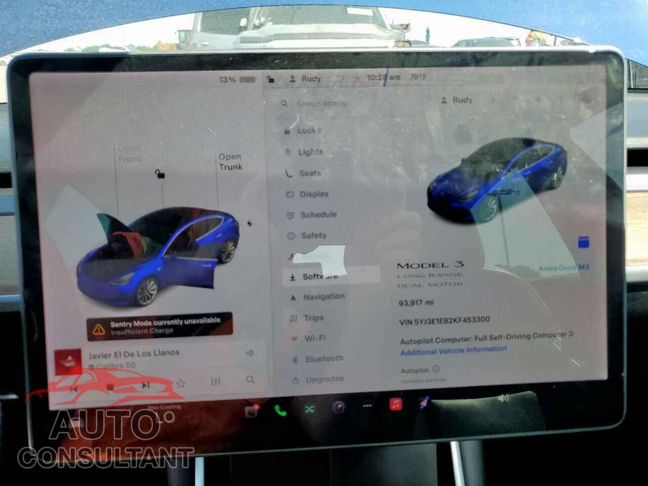 TESLA MODEL 3 2019 - 5YJ3E1EB2KF453300