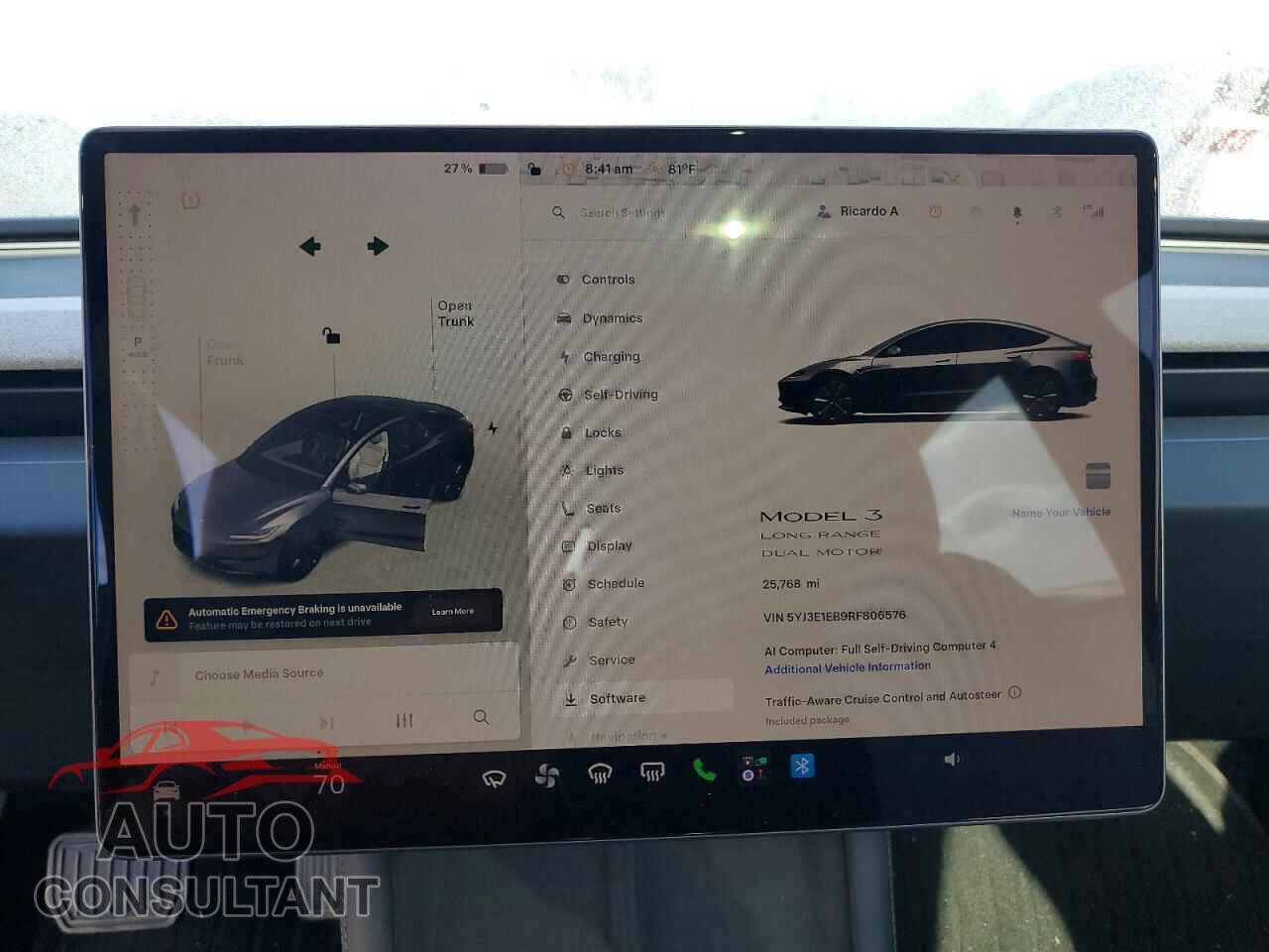 TESLA MODEL 3 2024 - 5YJ3E1EB9RF806576