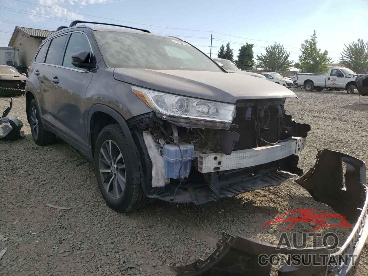 TOYOTA HIGHLANDER 2017 - 5TDJZRFH8HS457742