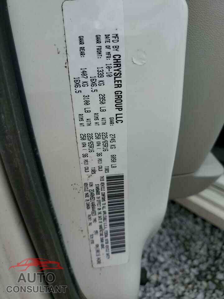 DODGE CARAVAN 2010 - 2D4RN5D14AR444923