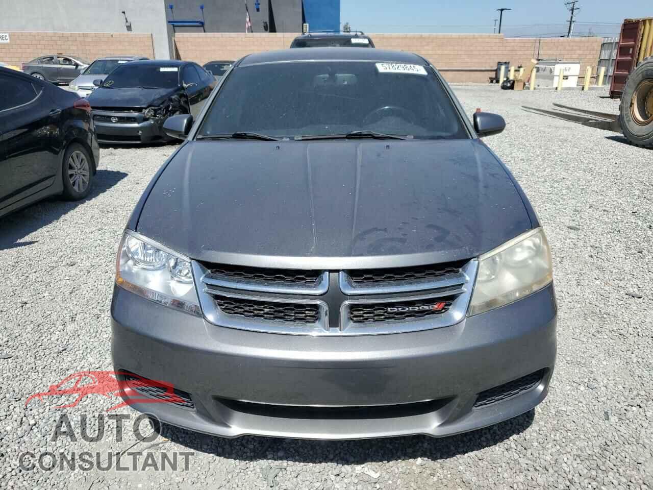 DODGE AVENGER 2012 - 1C3CDZCB7CN286847