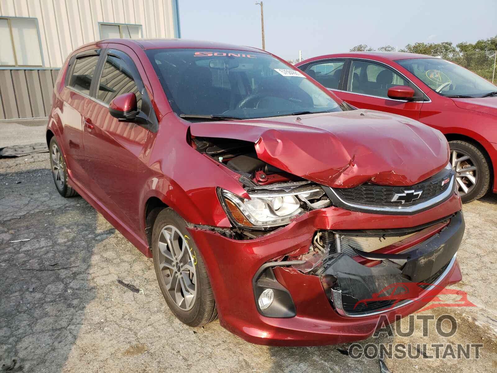 CHEVROLET SONIC 2019 - 1G1JD6SB0K4107130