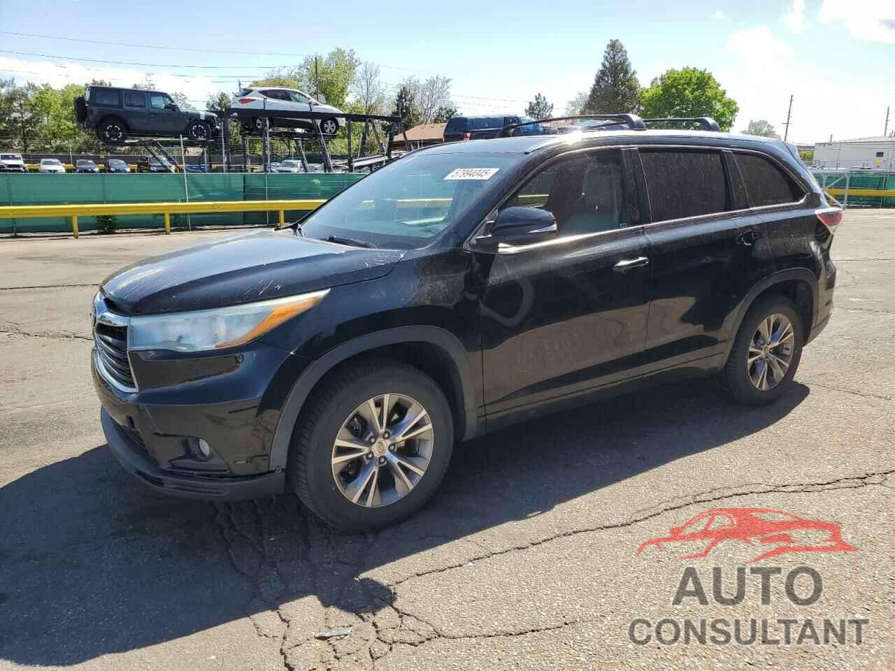 TOYOTA HIGHLANDER 2015 - 5TDKKRFH9FS111639