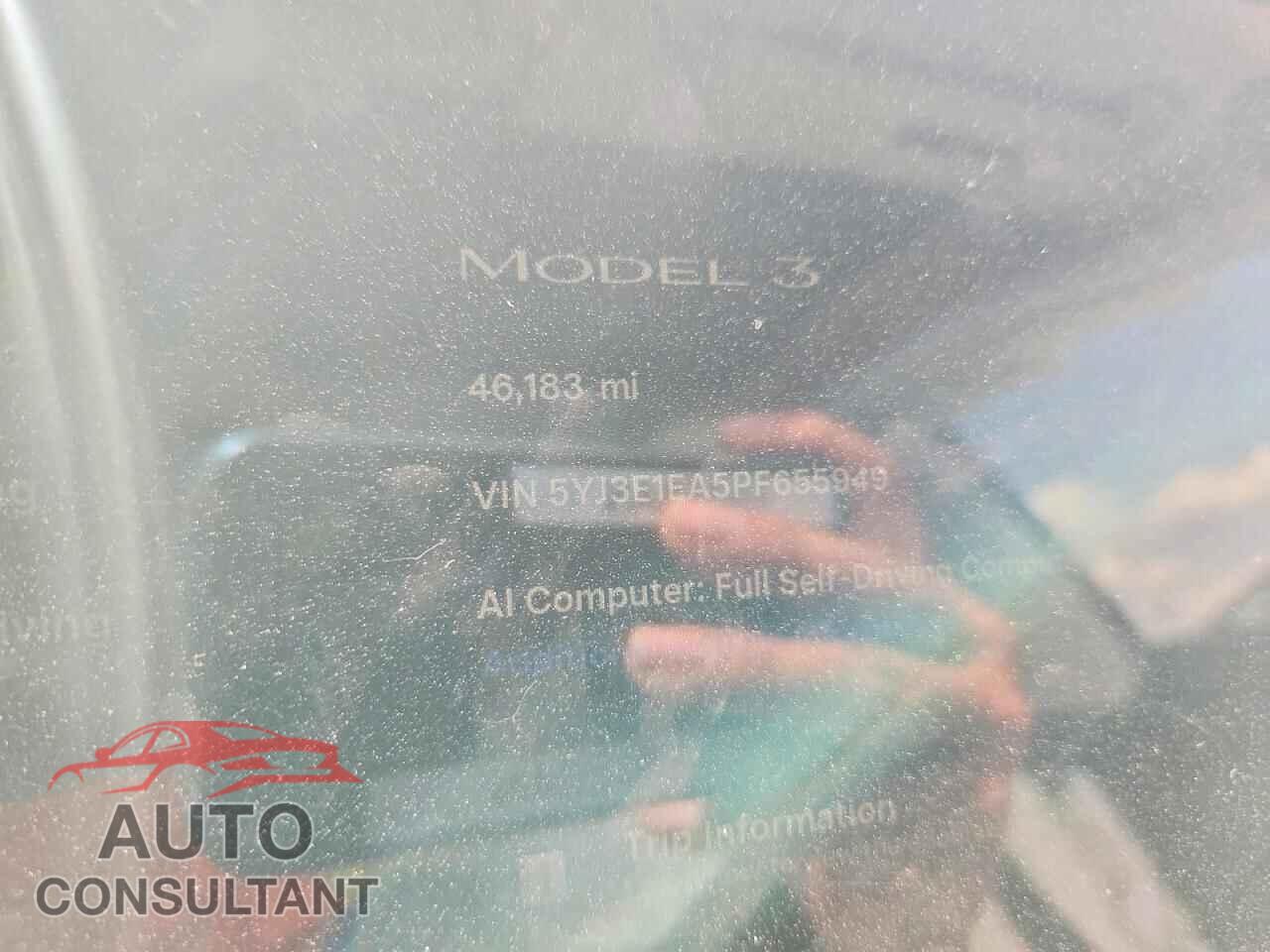 TESLA MODEL 3 2023 - 5YJ3E1EA5PF655949