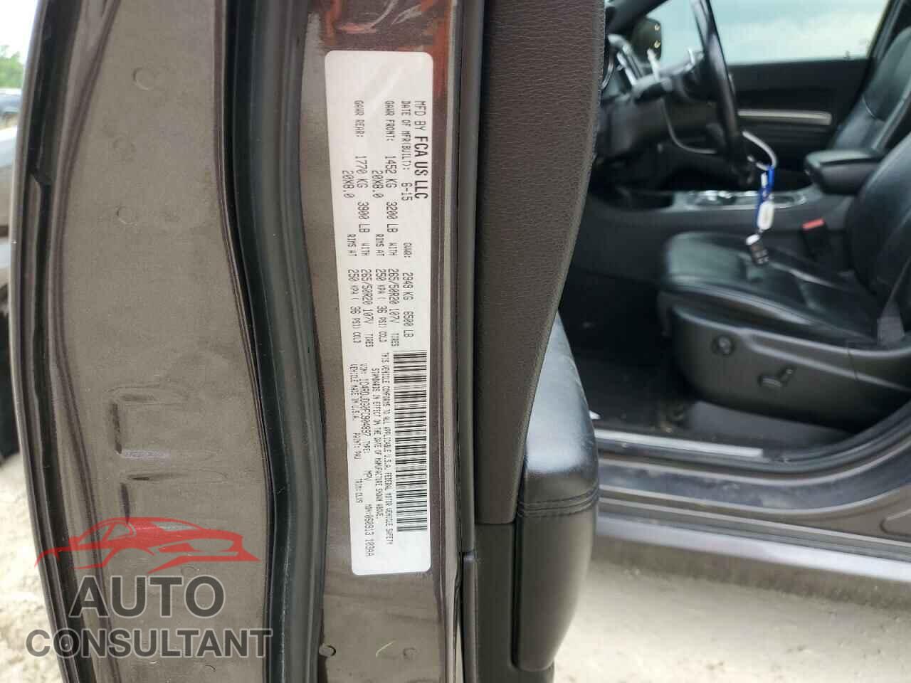 DODGE DURANGO 2015 - 1C4RDJDG0FC904897