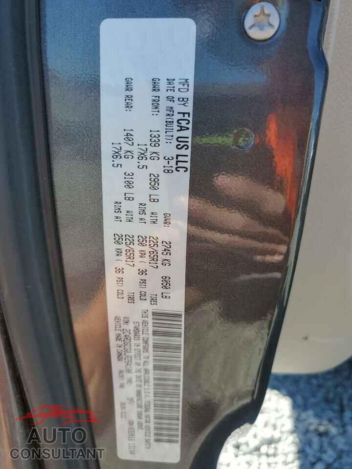 DODGE CARAVAN 2018 - 2C4RDGCG0JR264100