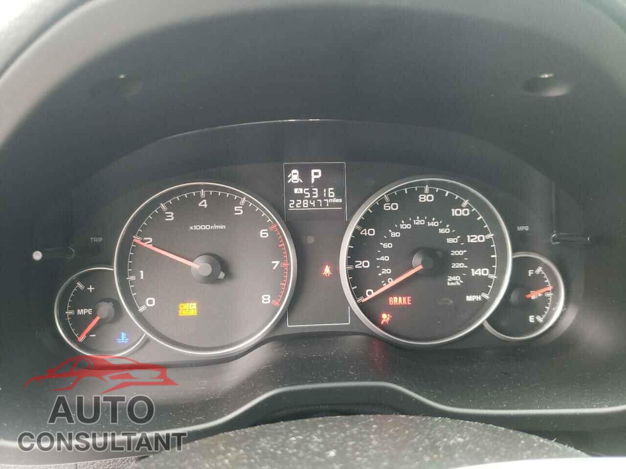 SUBARU OUTBACK 2013 - 4S4BRCCC4D3296825