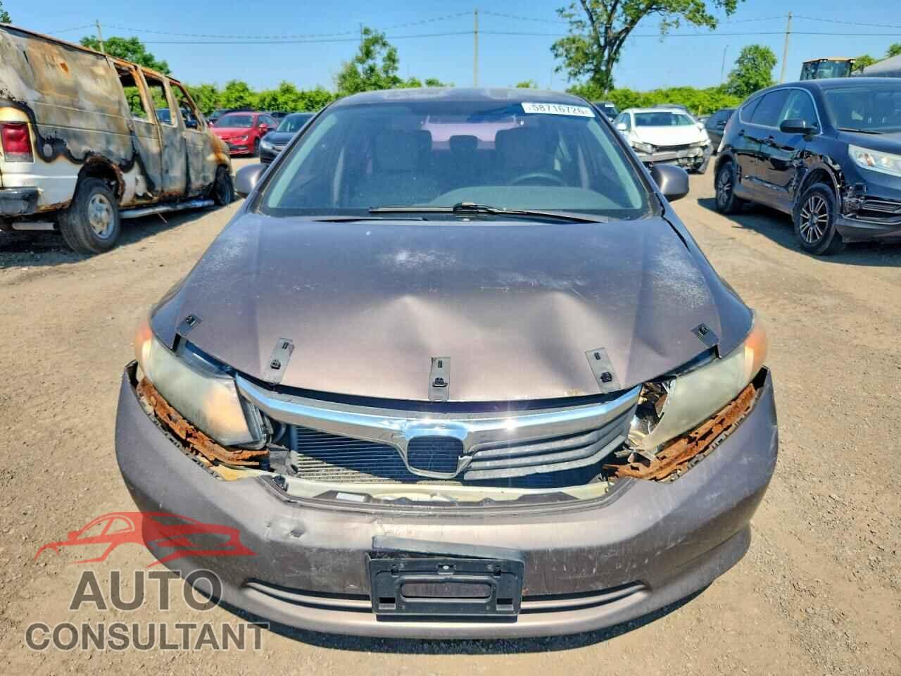 HONDA CIVIC 2012 - 2HGFB2F45CH012544