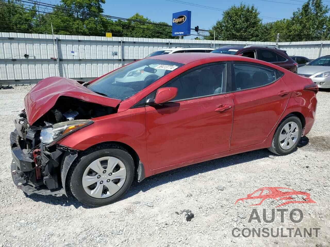 HYUNDAI ELANTRA 2016 - KMHDH4AE6GU518091