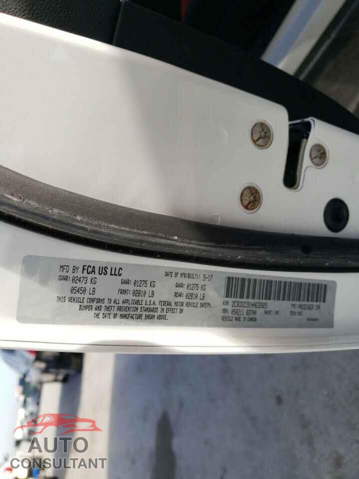 DODGE CHALLENGER 2017 - 2C3CDZC91HH632825