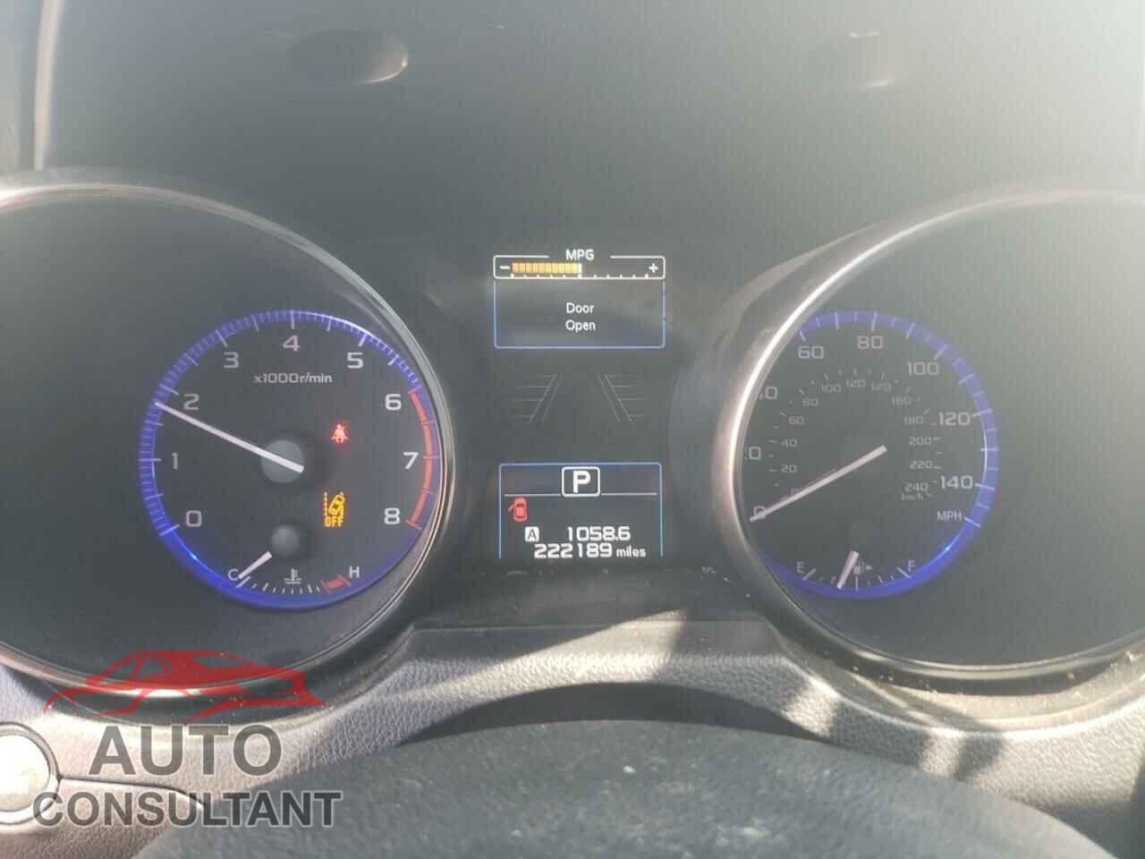 SUBARU OUTBACK 2016 - 4S4BSANC8G3349455