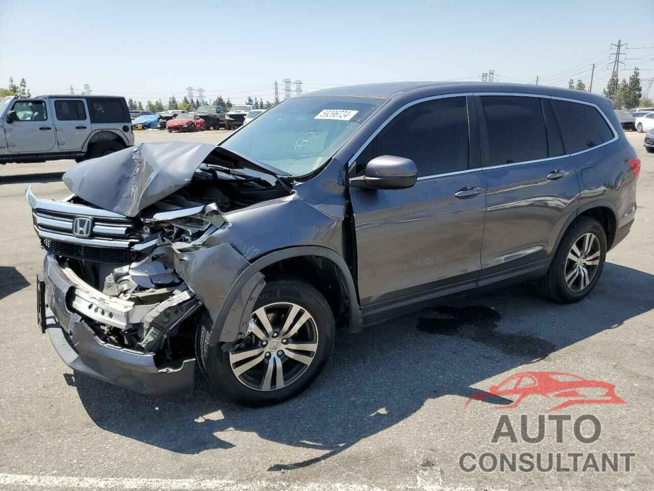 HONDA PILOT 2017 - 5FNYF5H61HB031004