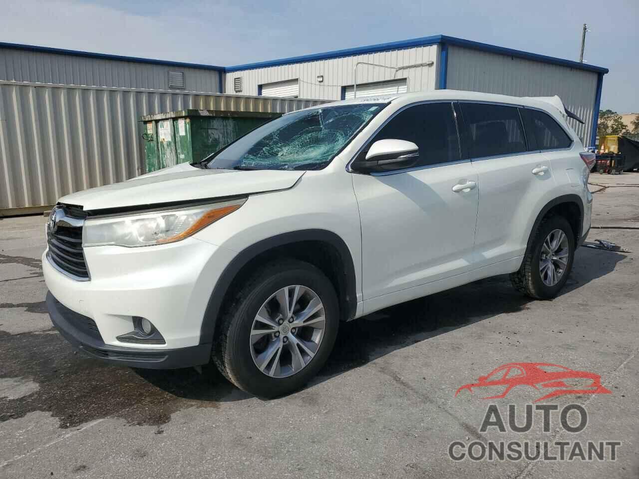 TOYOTA HIGHLANDER 2015 - 5TDZKRFH4FS080198