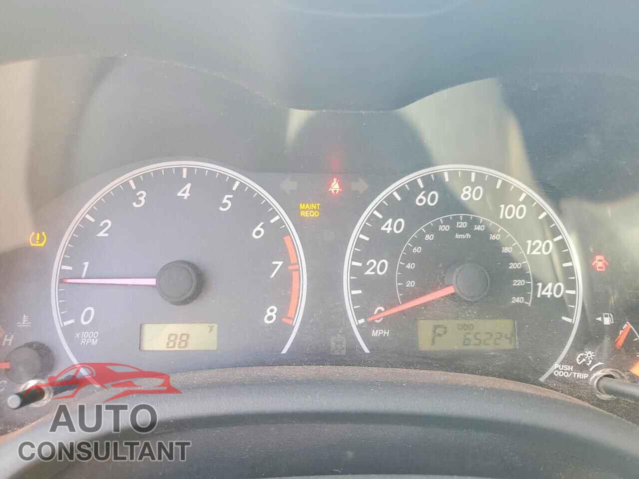 TOYOTA COROLLA 2012 - 2T1BU4EE5CC755552