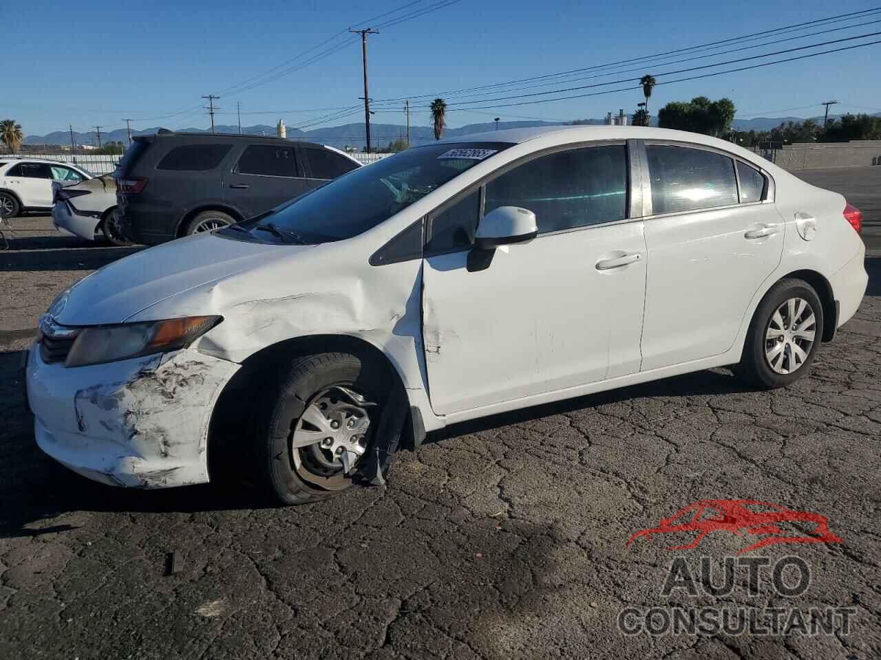 HONDA CIVIC 2012 - 19XFB2F56CE322625