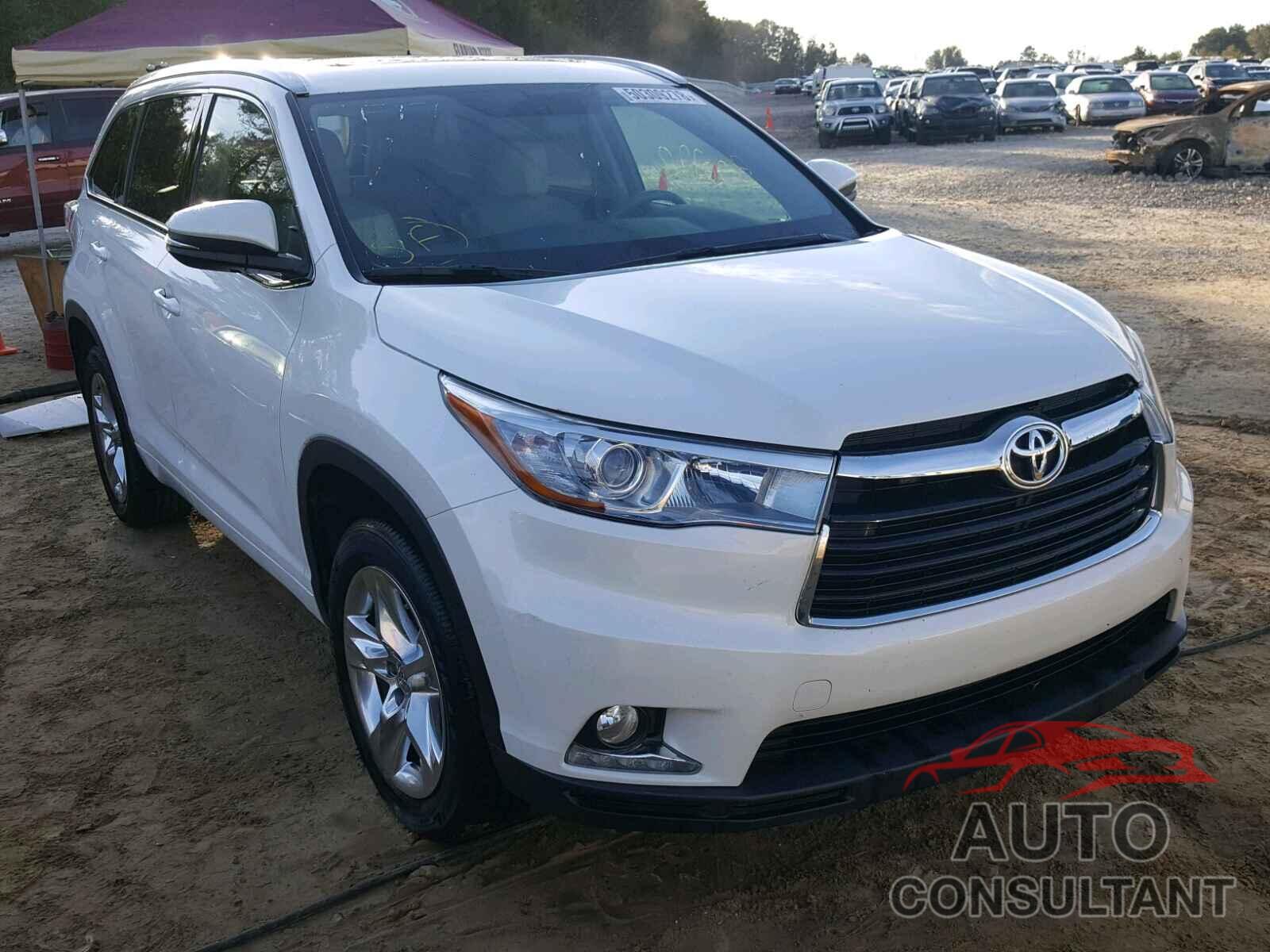 TOYOTA HIGHLANDER 2015 - 5TDYKRFHXFS040428