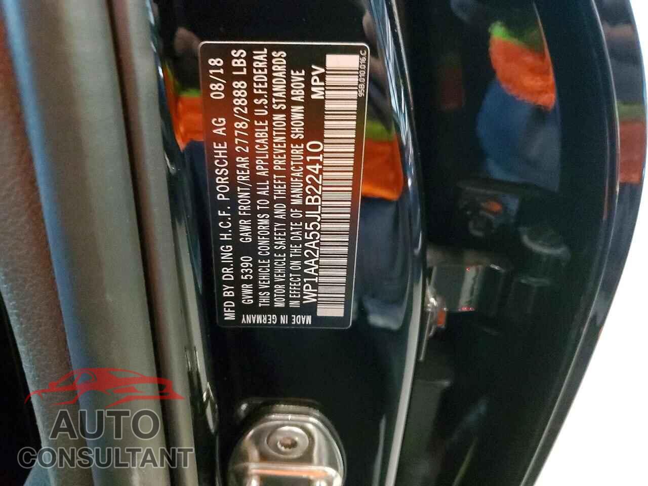 PORSCHE MACAN 2018 - WP1AA2A55JLB22410