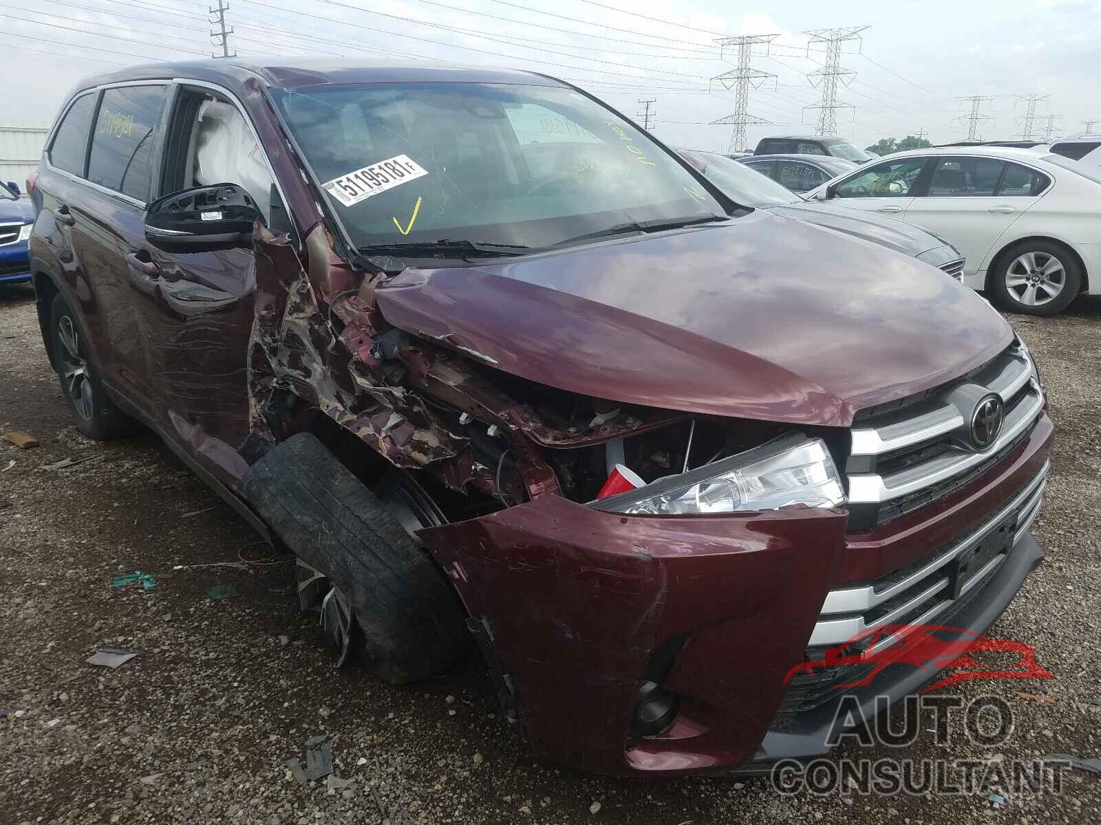 TOYOTA HIGHLANDER 2017 - 5TDBZRFHXHS447749