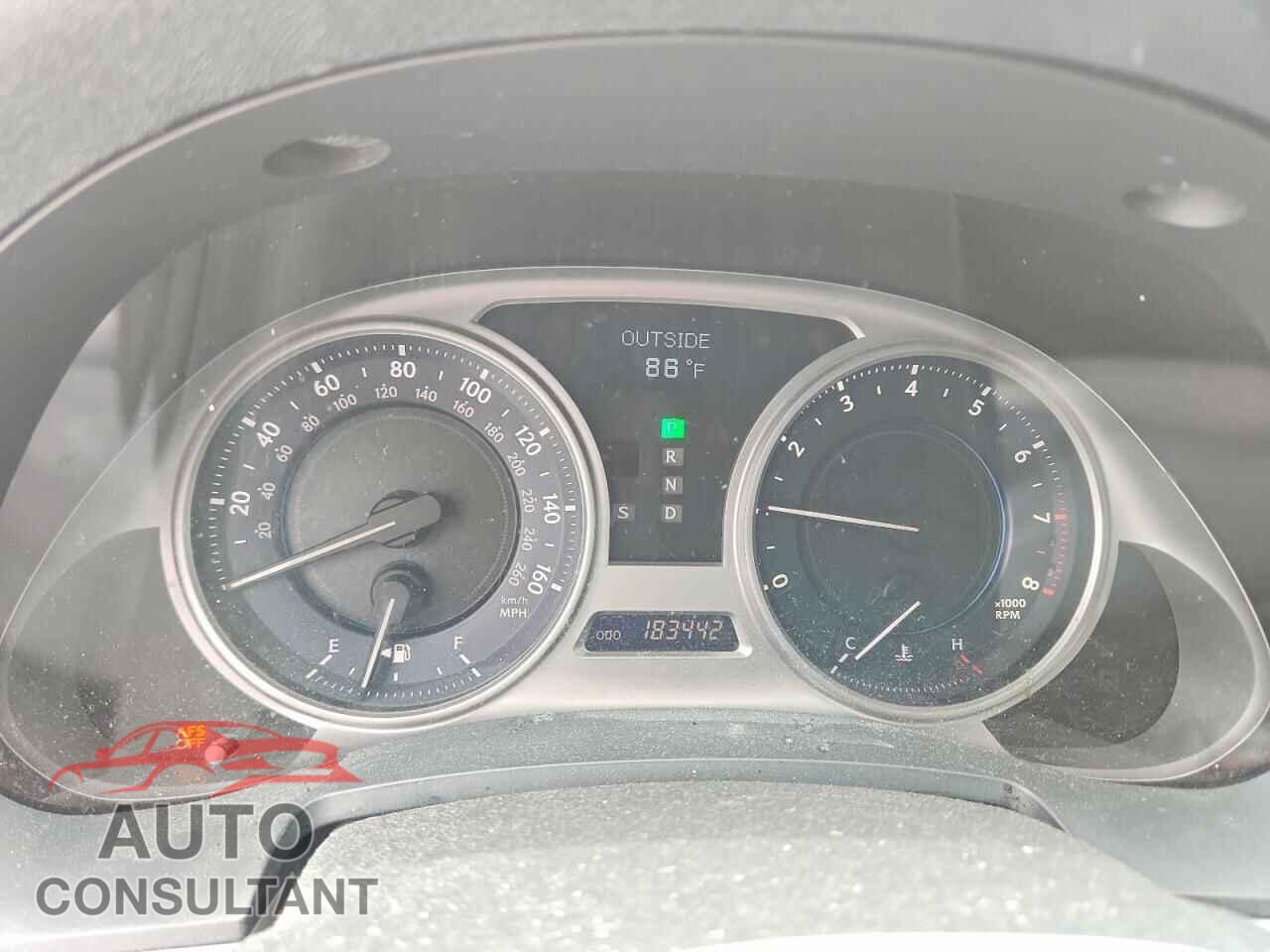 LEXUS IS 2010 - JTHBF5C29A2097348