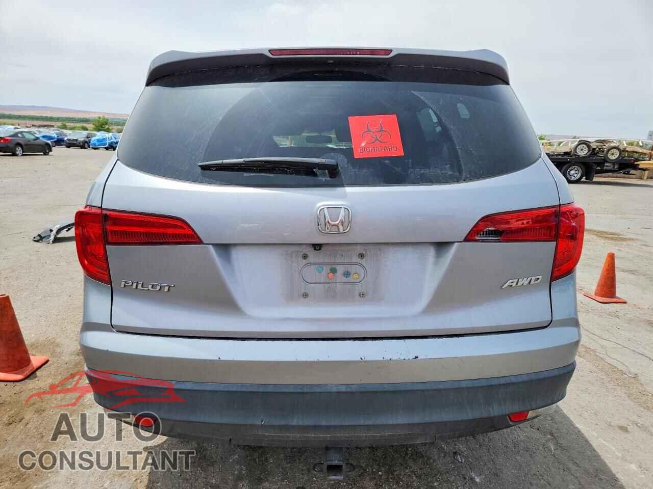 HONDA PILOT 2017 - 5FNYF6H87HB032102