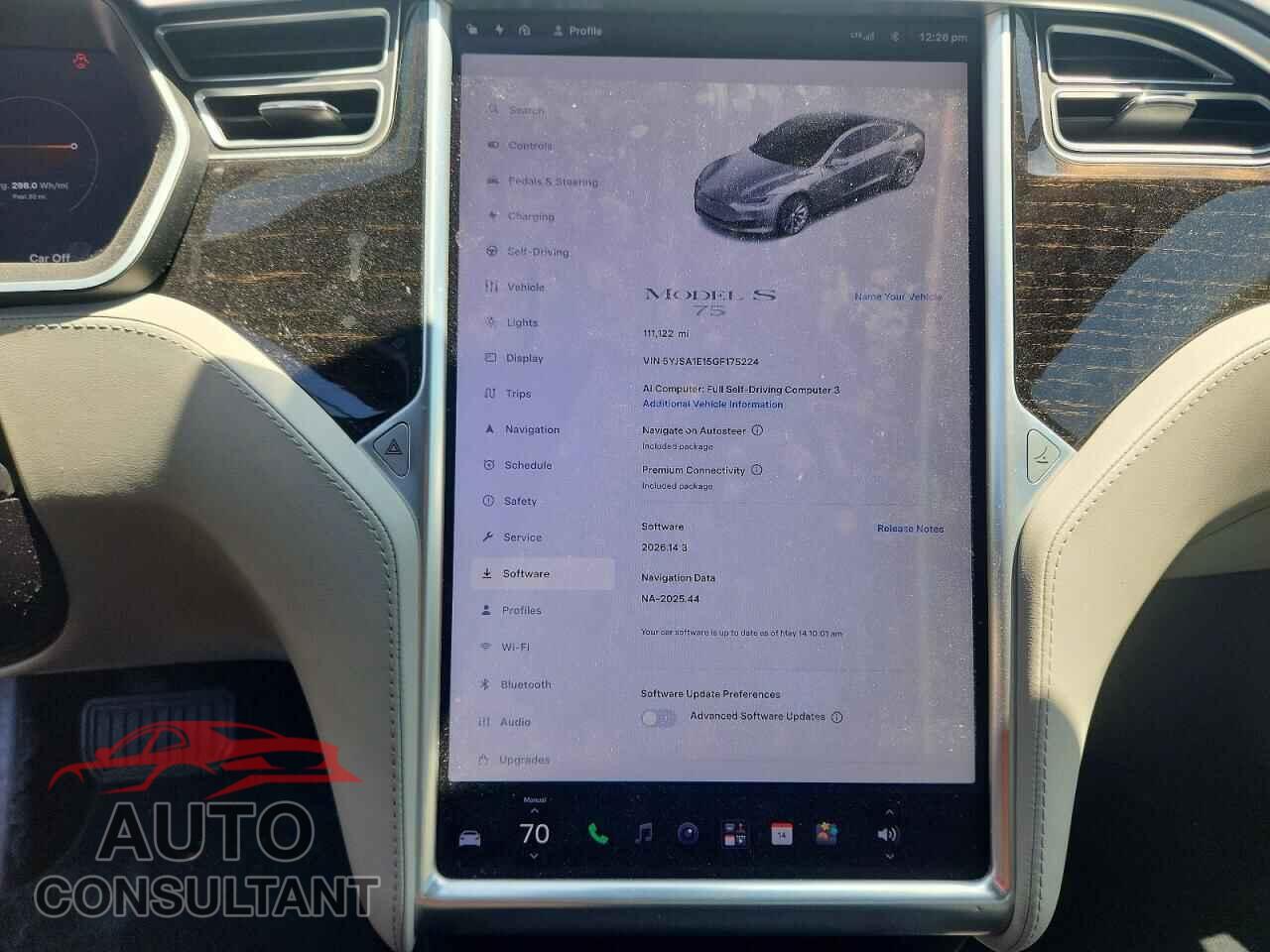 TESLA MODEL S 2016 - 5YJSA1E15GF175224