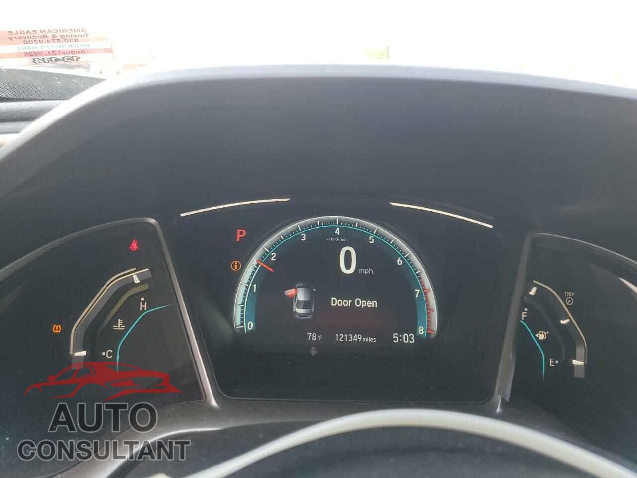 HONDA CIVIC 2017 - 19XFC2F77HE070518