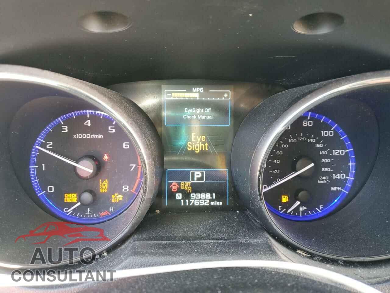 SUBARU OUTBACK 2016 - 4S4BSANC1G3240500