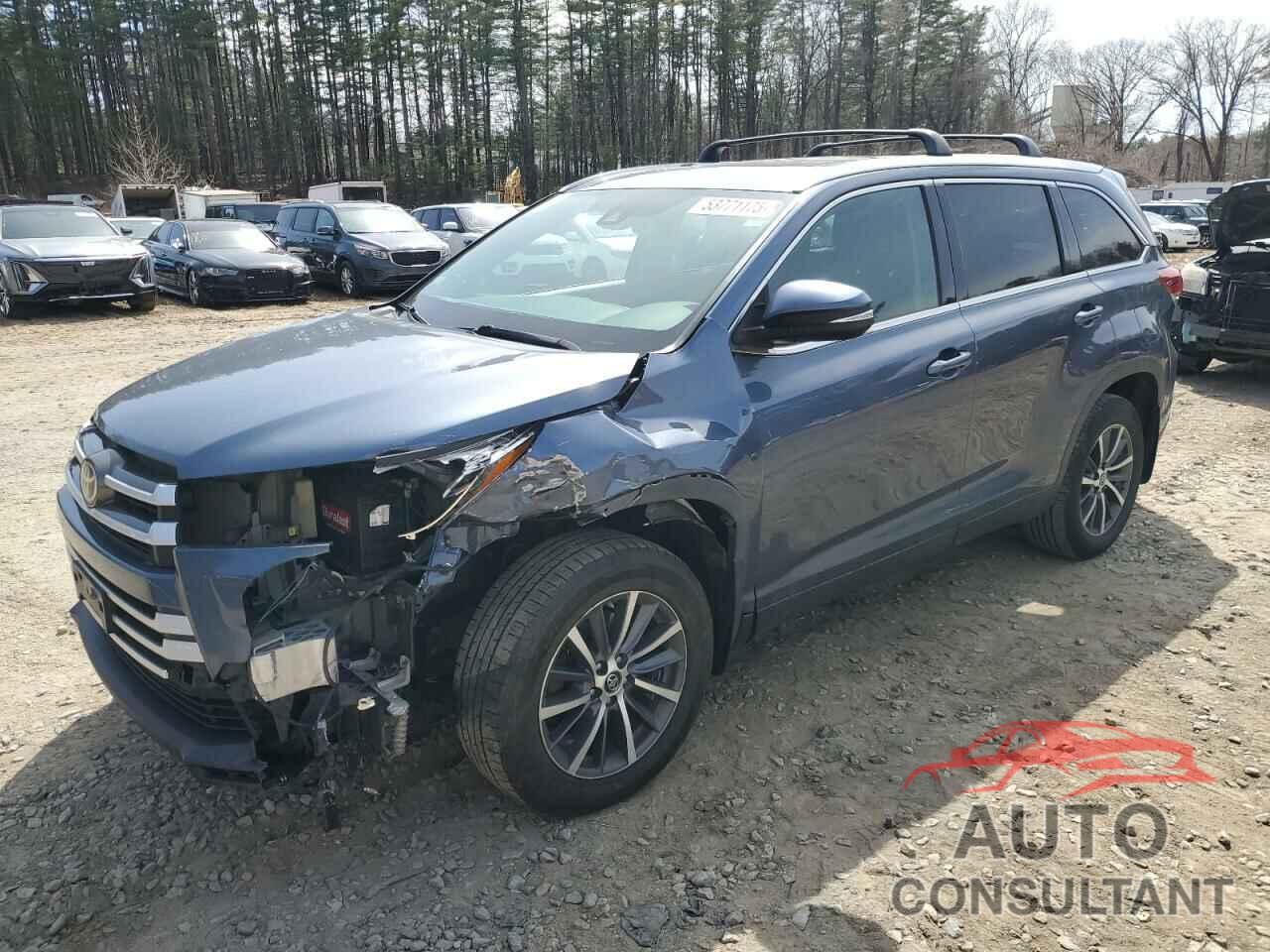 TOYOTA HIGHLANDER 2019 - 5TDJZRFH4KS700244
