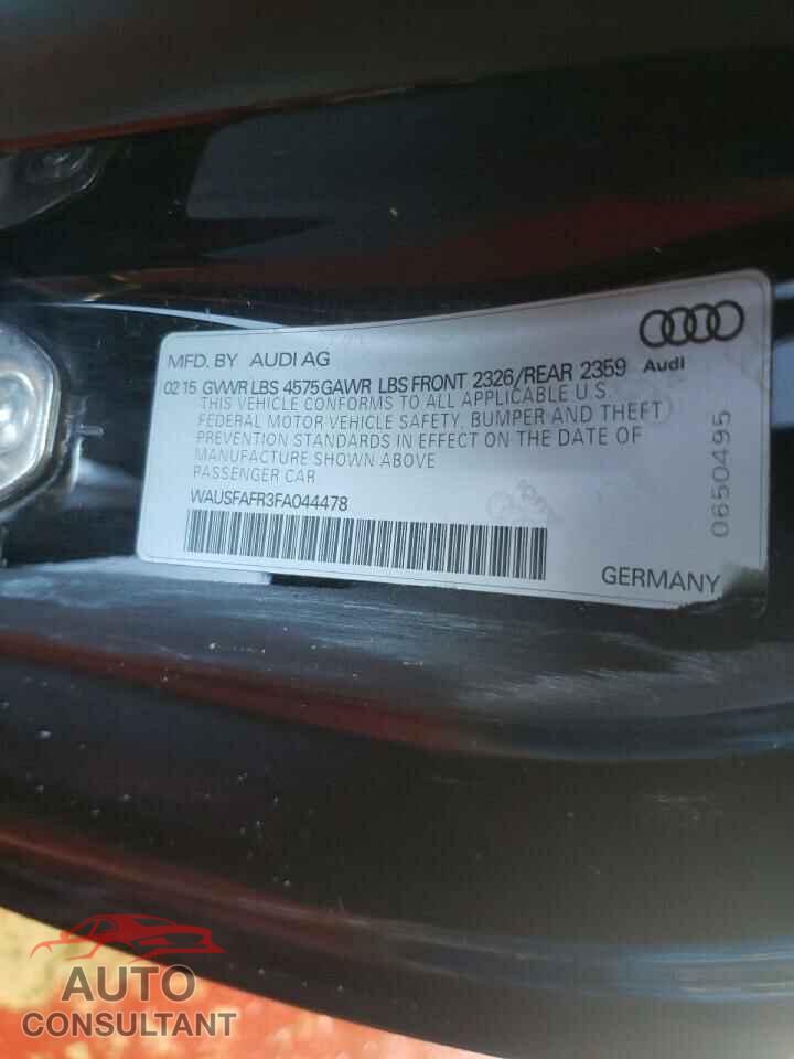 AUDI A5 2015 - WAUSFAFR3FA044478
