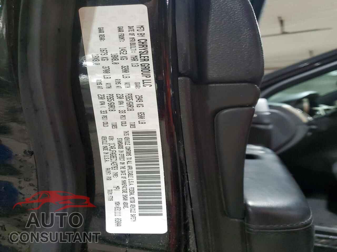 JEEP CHEROKEE 2014 - 1C4RJFAG8EC142783